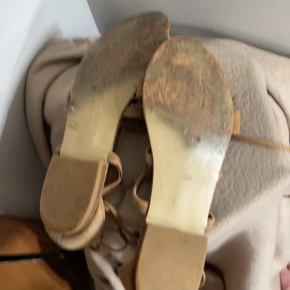 Steve Madden “Swizzle” ankle wrap sandals